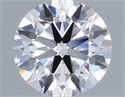 Lab Grown Diamond 1.02 Carats, Round with Ideal Cut, D Color, VVS1 Clarity and Certified by IGI