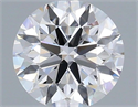 Lab Grown Diamond 1.00 Carats, Round with Ideal Cut, D Color, VVS1 Clarity and Certified by IGI