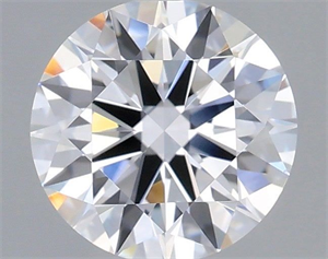 Picture of Lab Grown Diamond 1.04 Carats, Round with Ideal Cut, D Color, VVS1 Clarity and Certified by IGI