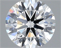 Lab Grown Diamond 1.21 Carats, Round with Ideal Cut, F Color, VVS1 Clarity and Certified by IGI