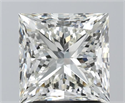 Natural Diamond 3.01 Carats, Princess with  Cut, I Color, VS1 Clarity and Certified by IGI