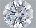 Lab Grown Diamond 1.02 Carats, Round with Ideal Cut, D Color, VVS1 Clarity and Certified by IGI