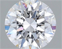 Lab Grown Diamond 1.01 Carats, Round with Excellent Cut, D Color, VVS1 Clarity and Certified by IGI