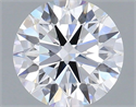 Lab Grown Diamond 1.03 Carats, Round with Ideal Cut, D Color, VVS2 Clarity and Certified by IGI