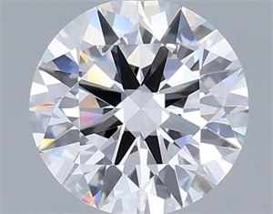 Picture of Lab Grown Diamond 1.01 Carats, Round with Ideal Cut, D Color, VVS2 Clarity and Certified by IGI