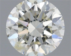 Picture of Natural Diamond 0.40 Carats, Round with Excellent Cut, J Color, SI2 Clarity and Certified by IGI