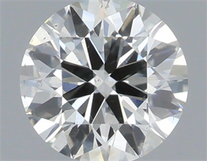 Picture of Natural Diamond 0.40 Carats, Round with Very Good Cut, H Color, SI1 Clarity and Certified by IGI