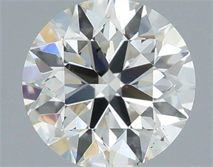 Picture of Natural Diamond 0.40 Carats, Round with Excellent Cut, H Color, SI1 Clarity and Certified by IGI