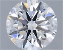Lab Grown Diamond 1.25 Carats, Round with Ideal Cut, E Color, VVS2 Clarity and Certified by IGI
