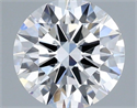 Lab Grown Diamond 1.00 Carats, Round with Excellent Cut, D Color, VVS2 Clarity and Certified by IGI