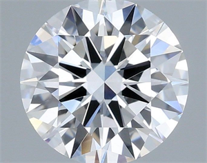 Picture of Lab Grown Diamond 1.00 Carats, Round with Excellent Cut, D Color, VVS2 Clarity and Certified by IGI