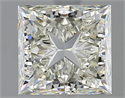 Natural Diamond 2.51 Carats, Princess with  Cut, I Color, VS1 Clarity and Certified by IGI