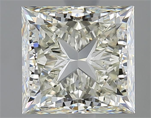 Picture of Natural Diamond 2.51 Carats, Princess with  Cut, I Color, VS1 Clarity and Certified by IGI