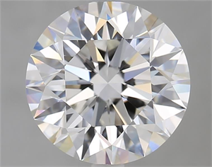 Picture of Natural Diamond 2.82 Carats, Round with Excellent Cut, F Color, VVS2 Clarity and Certified by GIA
