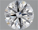 Natural Diamond 2.02 Carats, Round with Excellent Cut, D Color, SI1 Clarity and Certified by GIA