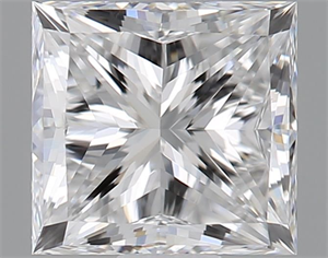 Picture of Natural Diamond 0.70 Carats, Princess with  Cut, D Color, VVS1 Clarity and Certified by GIA
