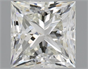 Natural Diamond 0.91 Carats, Princess with  Cut, I Color, VVS1 Clarity and Certified by GIA