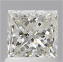 Natural Diamond 1.01 Carats, Princess with  Cut, J Color, SI2 Clarity and Certified by GIA