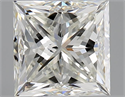 Natural Diamond 1.00 Carats, Princess with  Cut, J Color, VVS2 Clarity and Certified by GIA