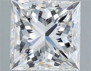 Picture of Natural Diamond 3.06 Carats, Princess with  Cut, G Color, VVS2 Clarity and Certified by GIA