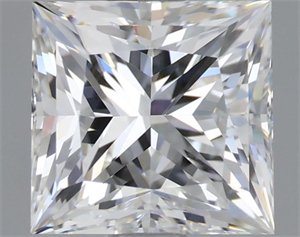 Picture of Natural Diamond 1.50 Carats, Princess with  Cut, F Color, VVS1 Clarity and Certified by GIA