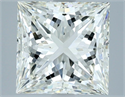 Natural Diamond 4.03 Carats, Princess with  Cut, I Color, VVS2 Clarity and Certified by IGI