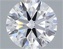Lab Grown Diamond 1.13 Carats, Round with Ideal Cut, D Color, VS1 Clarity and Certified by IGI