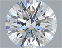 Lab Grown Diamond 1.04 Carats, Round with Ideal Cut, E Color, VS1 Clarity and Certified by IGI