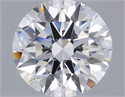 Lab Grown Diamond 2.84 Carats, Round with Ideal Cut, D Color, FL Clarity and Certified by IGI