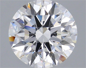 Picture of Lab Grown Diamond 2.84 Carats, Round with Ideal Cut, D Color, FL Clarity and Certified by IGI