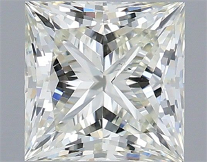 Picture of Natural Diamond 1.01 Carats, Princess with  Cut, J Color, VS2 Clarity and Certified by IGI