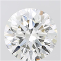 Natural Diamond 3.02 Carats, Round with Excellent Cut, I Color, VVS1 Clarity and Certified by GIA
