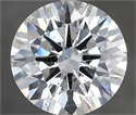 Natural Diamond 3.85 Carats, Round with Excellent Cut, I Color, SI2 Clarity and Certified by GIA