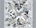 Natural Diamond 1.00 Carats, Princess with  Cut, I Color, VS2 Clarity and Certified by IGI