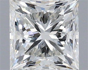 Picture of Natural Diamond 1.00 Carats, Princess with  Cut, H Color, VVS2 Clarity and Certified by IGI