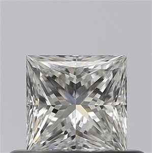 Picture of Natural Diamond 0.41 Carats, Princess with  Cut, D Color, VVS1 Clarity and Certified by GIA