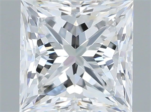 Picture of Natural Diamond 0.70 Carats, Princess with  Cut, E Color, VVS2 Clarity and Certified by GIA