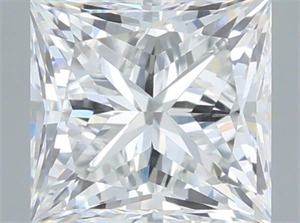 Picture of Natural Diamond 0.71 Carats, Princess with  Cut, G Color, VVS2 Clarity and Certified by GIA
