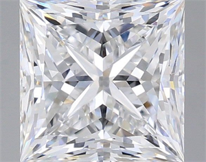 Picture of Natural Diamond 1.20 Carats, Princess with  Cut, D Color, IF Clarity and Certified by GIA
