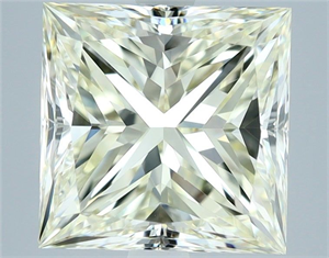 Picture of Natural Diamond 4.73 Carats, Princess with  Cut, M Color, VVS2 Clarity and Certified by IGI