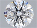 Lab Grown Diamond 1.28 Carats, Round with Excellent Cut, D Color, VS2 Clarity and Certified by IGI