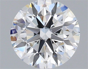 Picture of Lab Grown Diamond 1.28 Carats, Round with Excellent Cut, D Color, VS2 Clarity and Certified by IGI