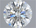 Lab Grown Diamond 1.03 Carats, Round with Ideal Cut, E Color, VS1 Clarity and Certified by IGI