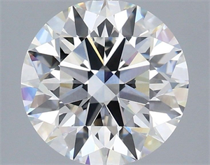 Picture of Lab Grown Diamond 2.55 Carats, Round with Ideal Cut, E Color, VVS2 Clarity and Certified by IGI