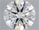 Natural Diamond 0.50 Carats, Round with Excellent Cut, H Color, VS2 Clarity and Certified by IGI