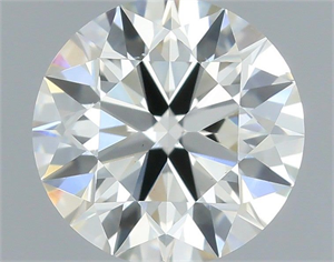 Picture of Natural Diamond 0.54 Carats, Round with Excellent Cut, I Color, VS1 Clarity and Certified by IGI