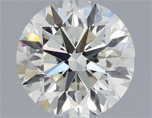 Picture of Natural Diamond 0.60 Carats, Round with Very Good Cut, L Color, VS1 Clarity and Certified by GIA