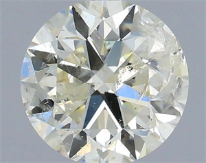 Picture of Natural Diamond 0.47 Carats, Round with Very Good Cut, L Color, I1 Clarity and Certified by IGI