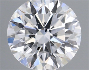 Picture of Natural Diamond 0.40 Carats, Round with Excellent Cut, E Color, I1 Clarity and Certified by GIA