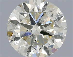 Picture of Natural Diamond 0.50 Carats, Round with Very Good Cut, K Color, I1 Clarity and Certified by IGI